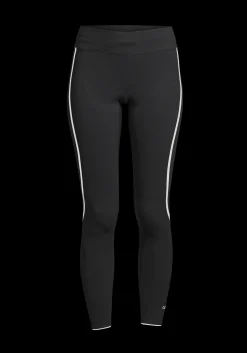 Sculpture Running Tights - Liquid Black