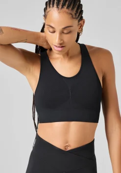 Seamless Soft Sports Bra - Black