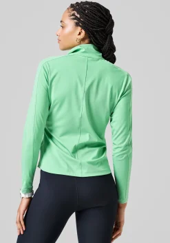 Serene Half Zip Long Sleeve - Apple Crush