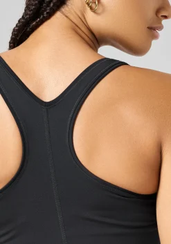 Sharp Back Sport Top - Black
