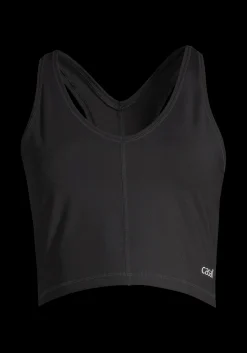 Sharp Back Sport Top - Black