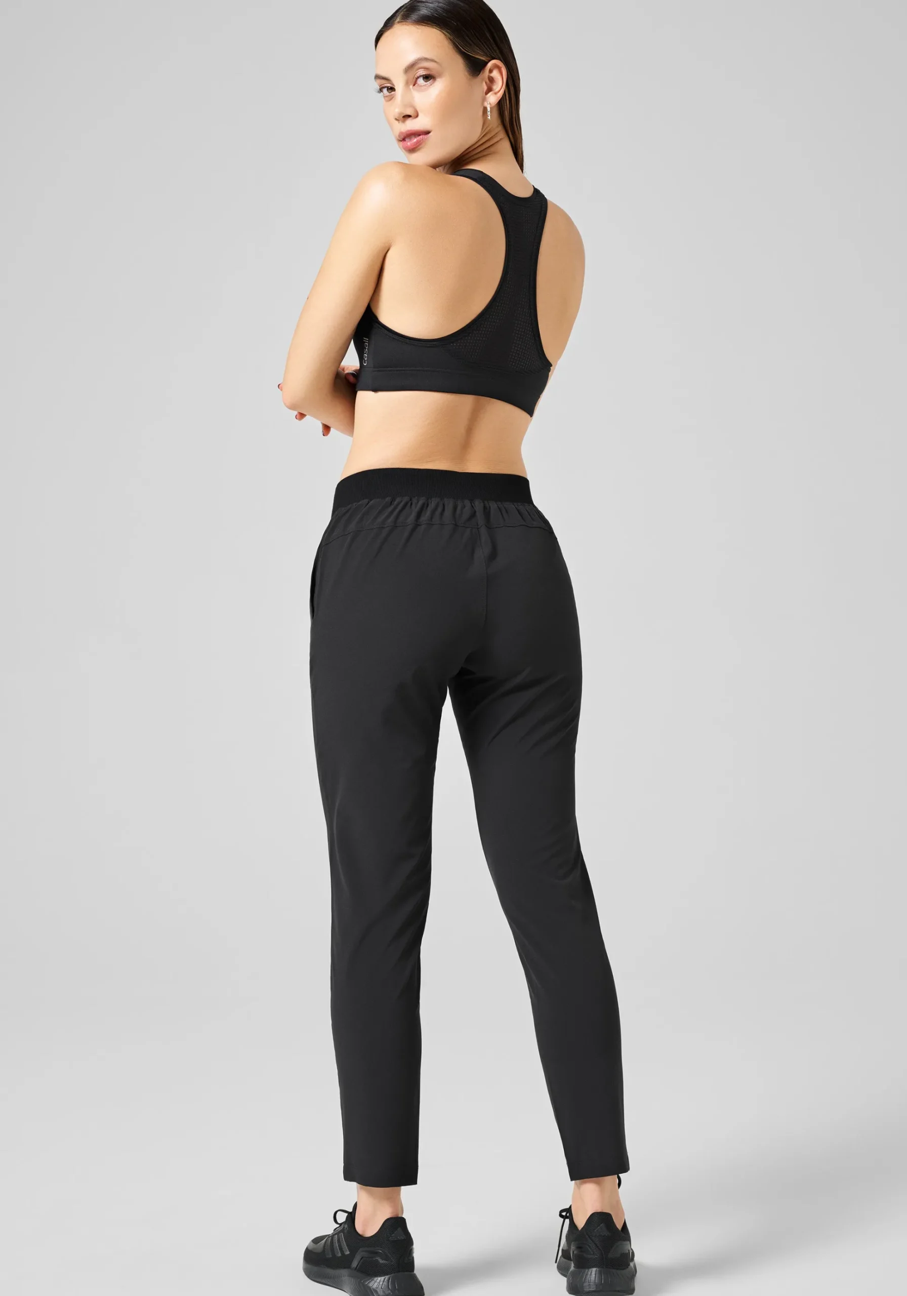 Slim Woven Pants - Black