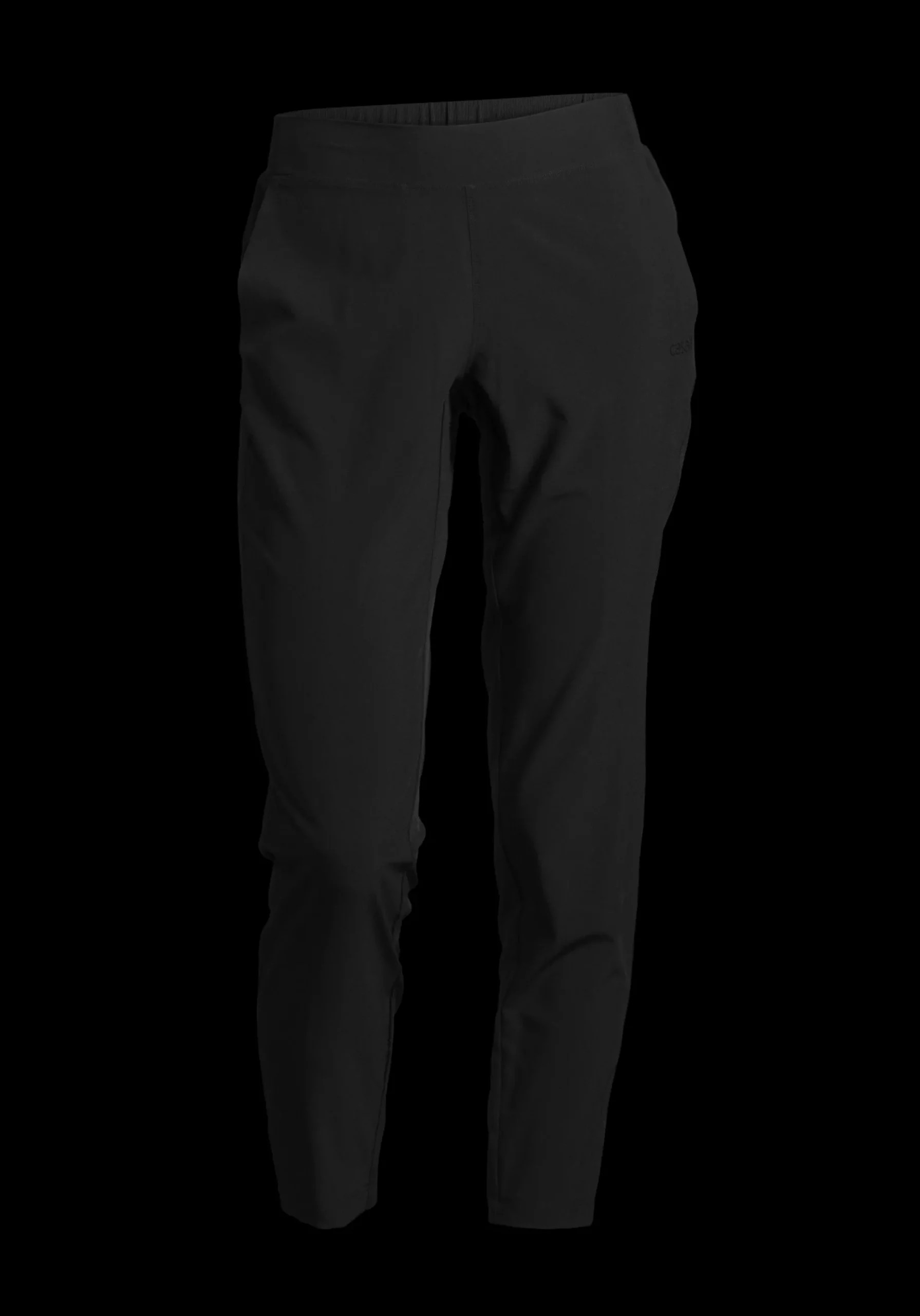Slim Woven Pants - Black