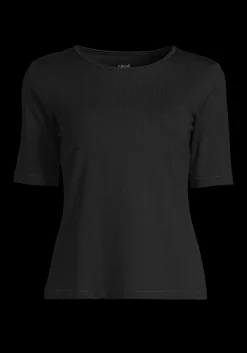 Soft Rib Tee - Black