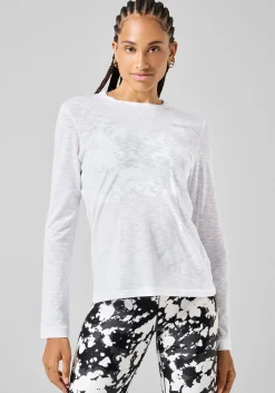 Soft Texture Long Sleeve - White