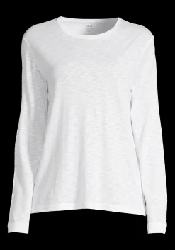 Soft Texture Long Sleeve - White
