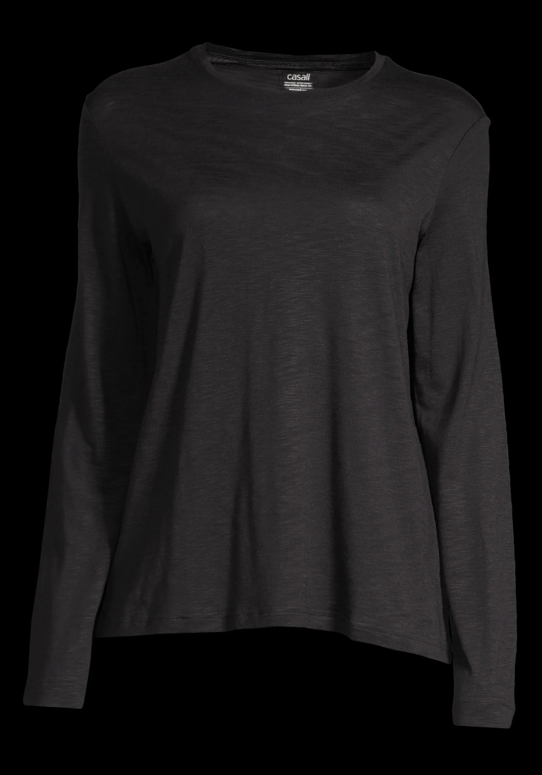 Soft Texture Long Sleeve - Black