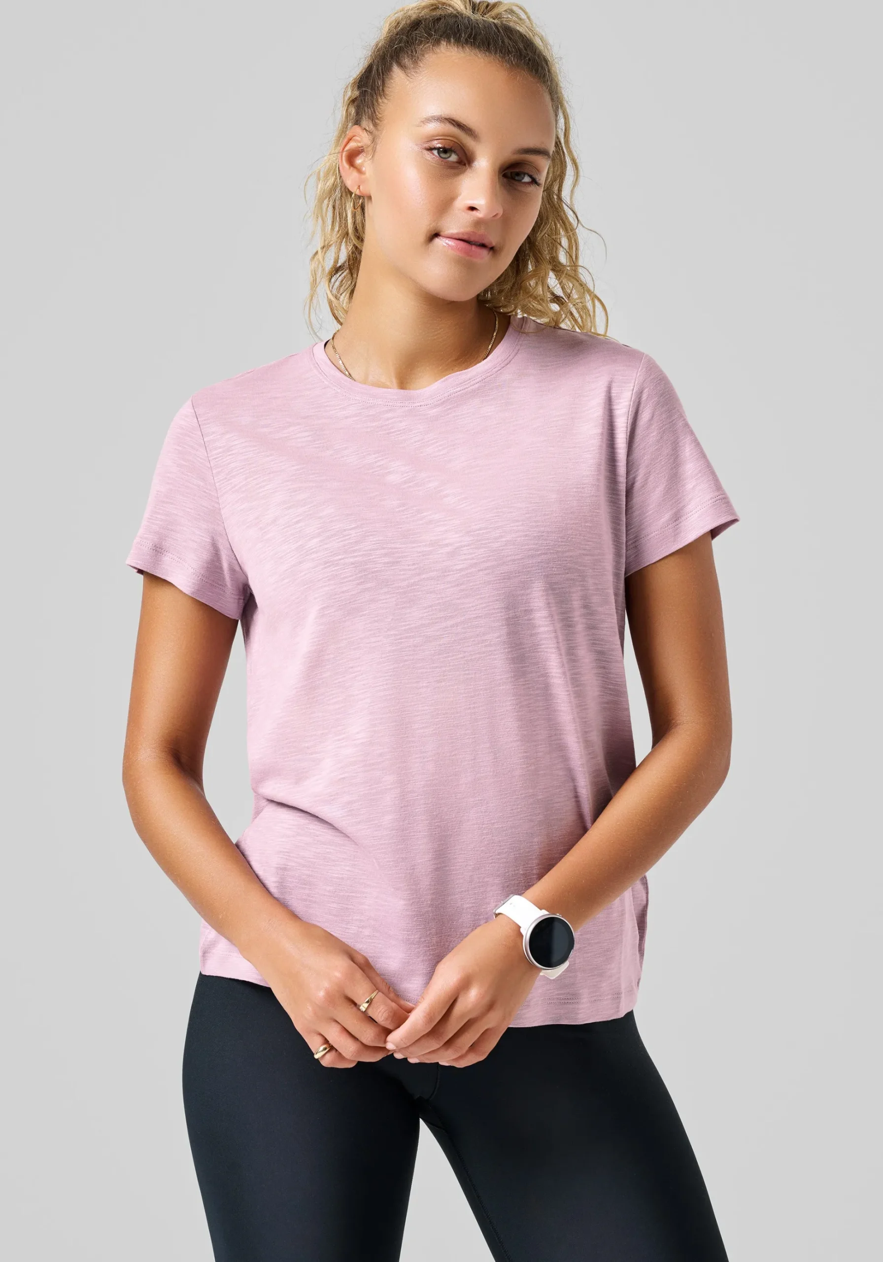 Soft Texture Tee - Winter Mauve