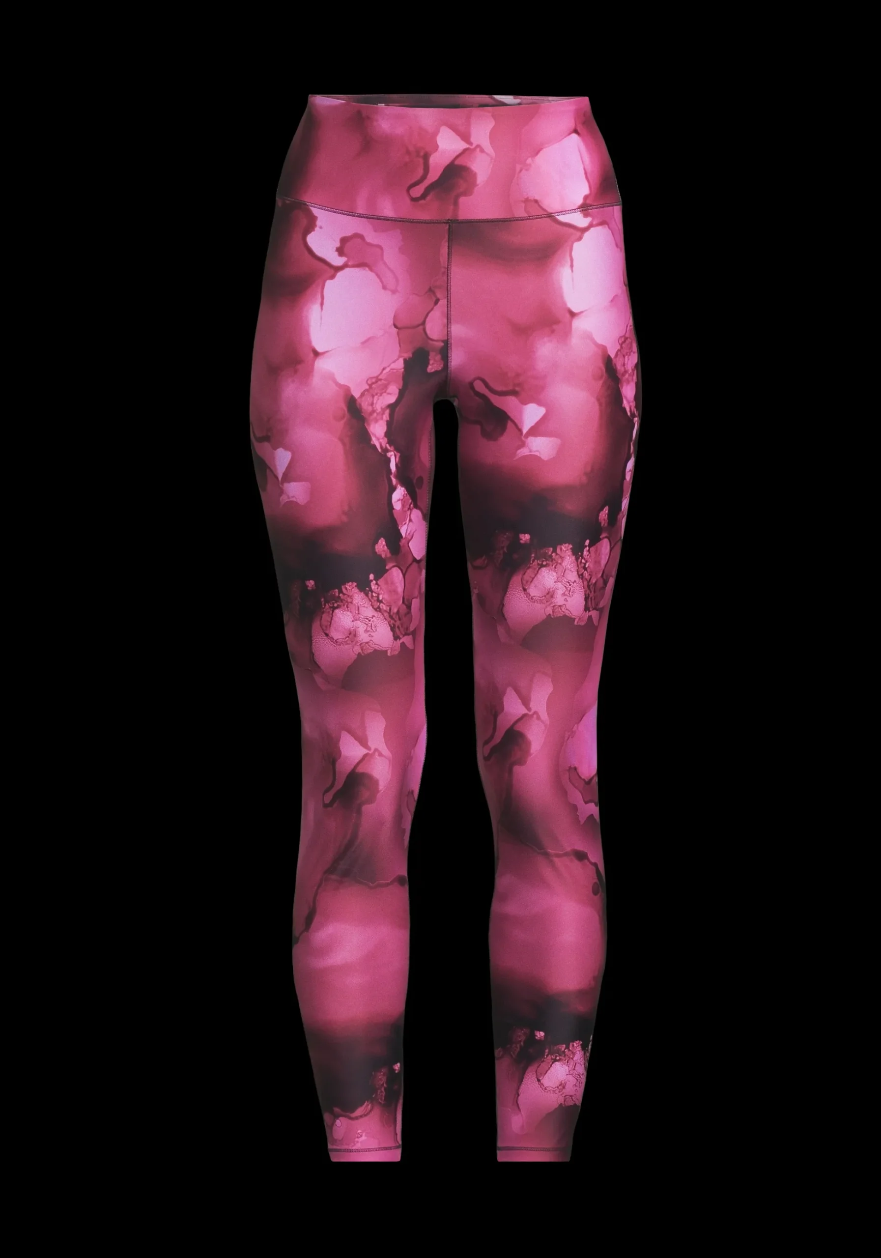 Ultra High Waist Printed Tights - Ice Pink