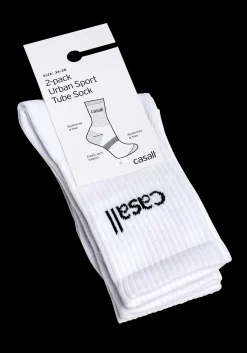 Urban Tube Sock 2-pack - White