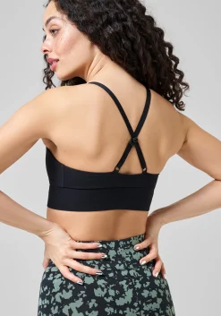 Wrap Sports Bra - Black