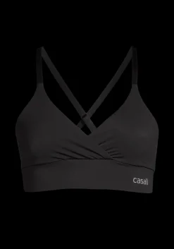 Wrap Sports Bra - Black