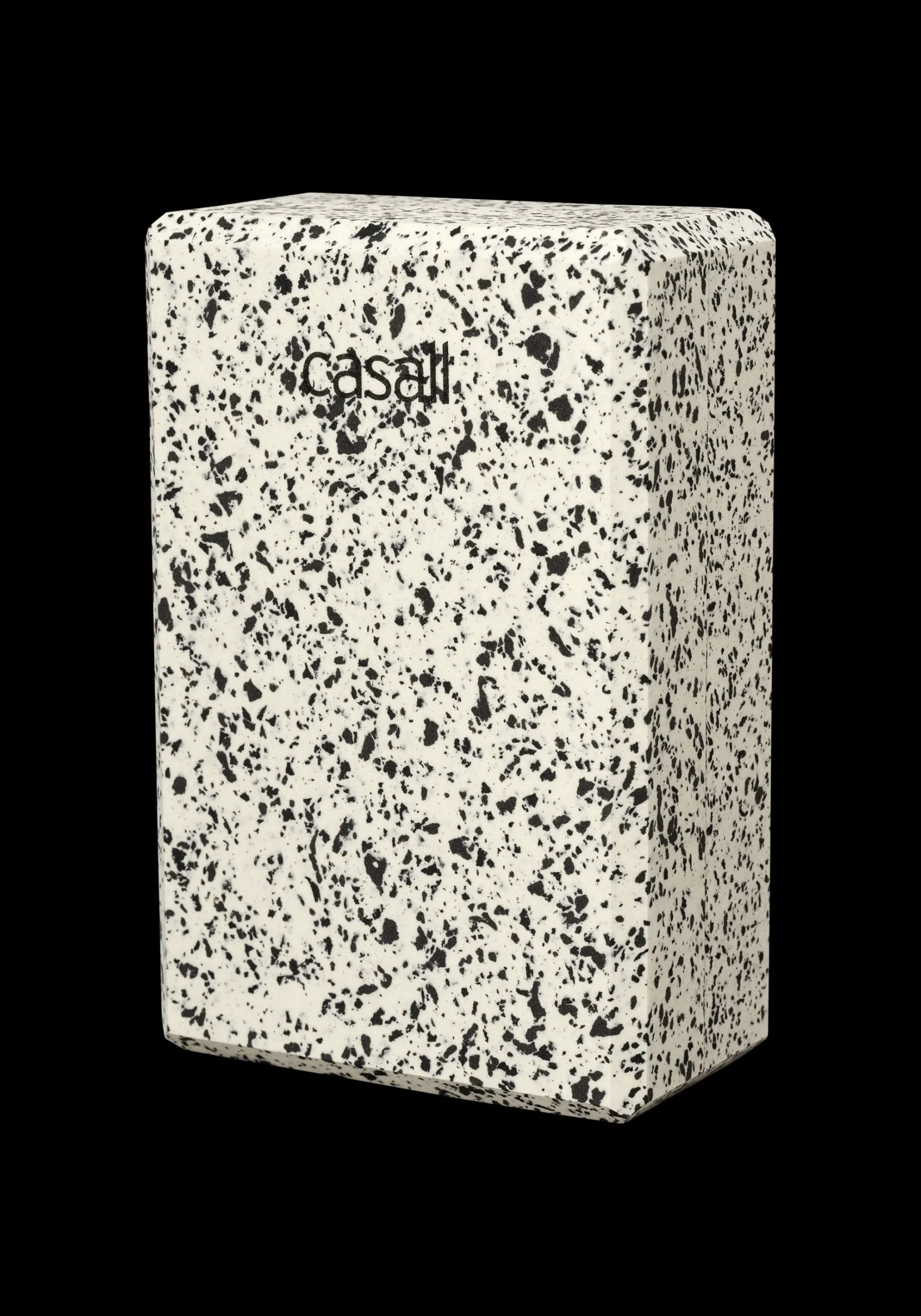 Yoga Block Recycled Blend - Light Sand/Black