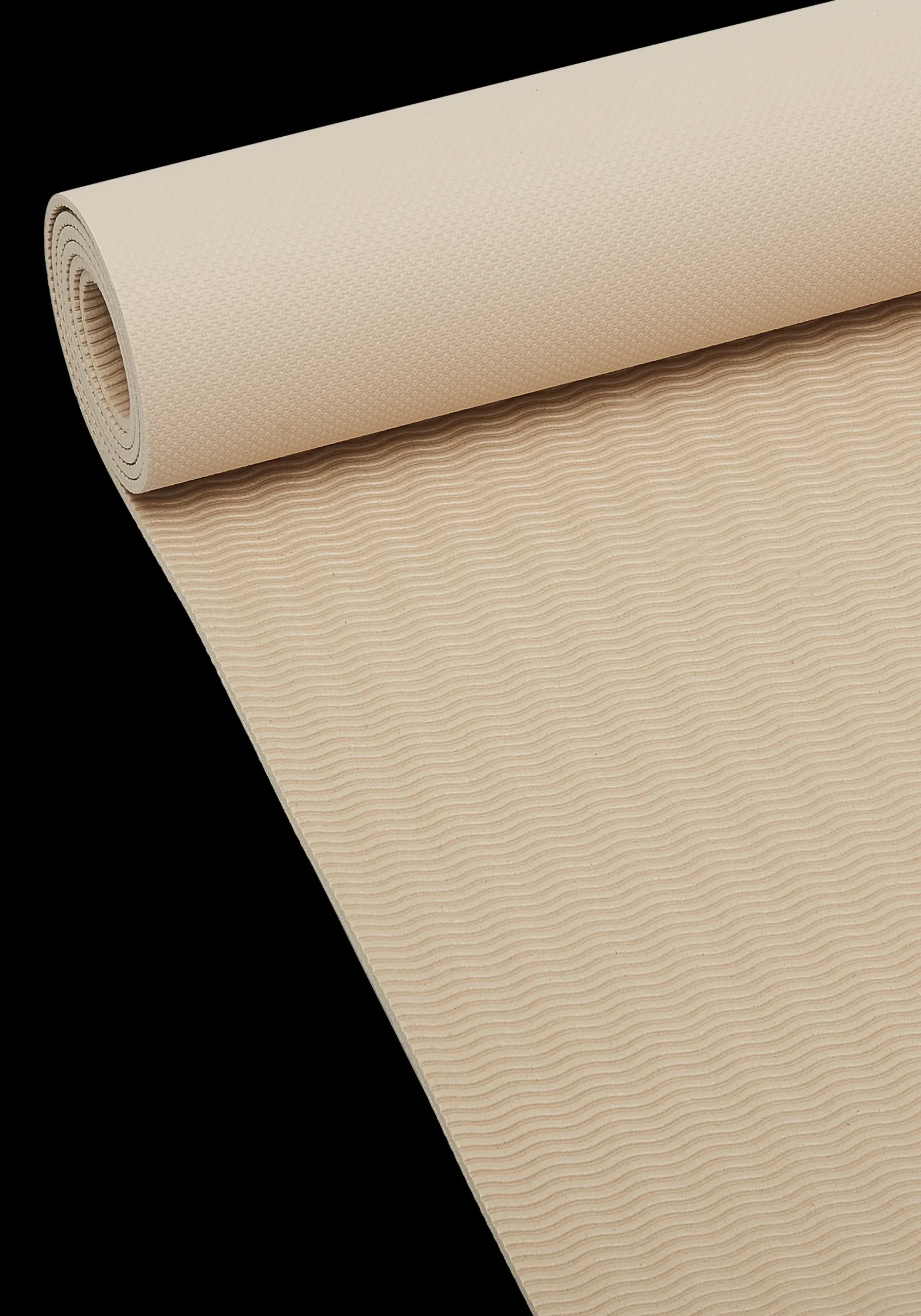 Yoga Mat Bamboo 4mm - Natural