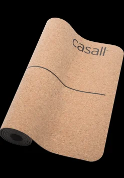 Yoga Mat Natural Cork 5mm - Natural Cork/black