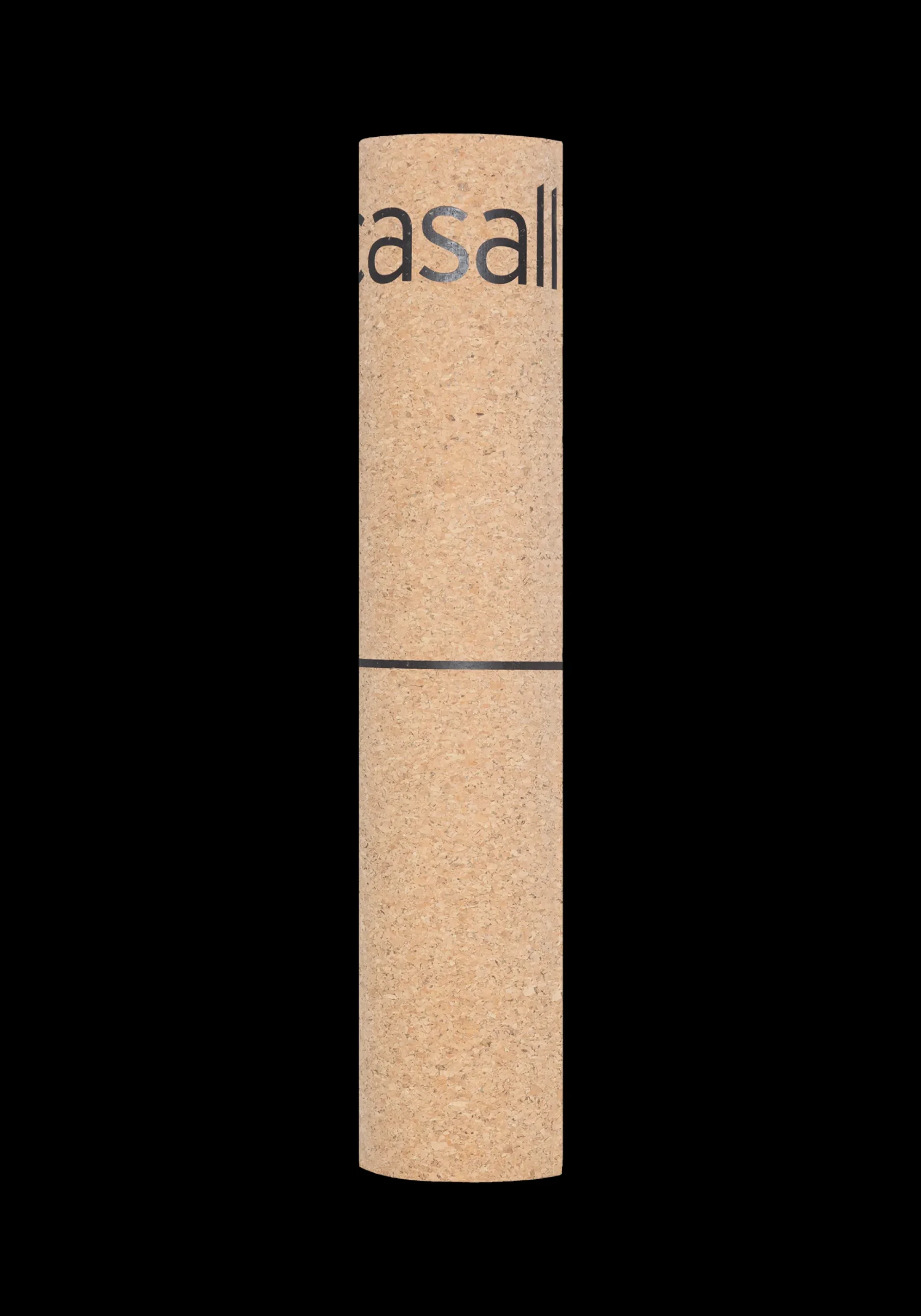 Yoga Mat Natural Cork 5mm - Natural Cork/black