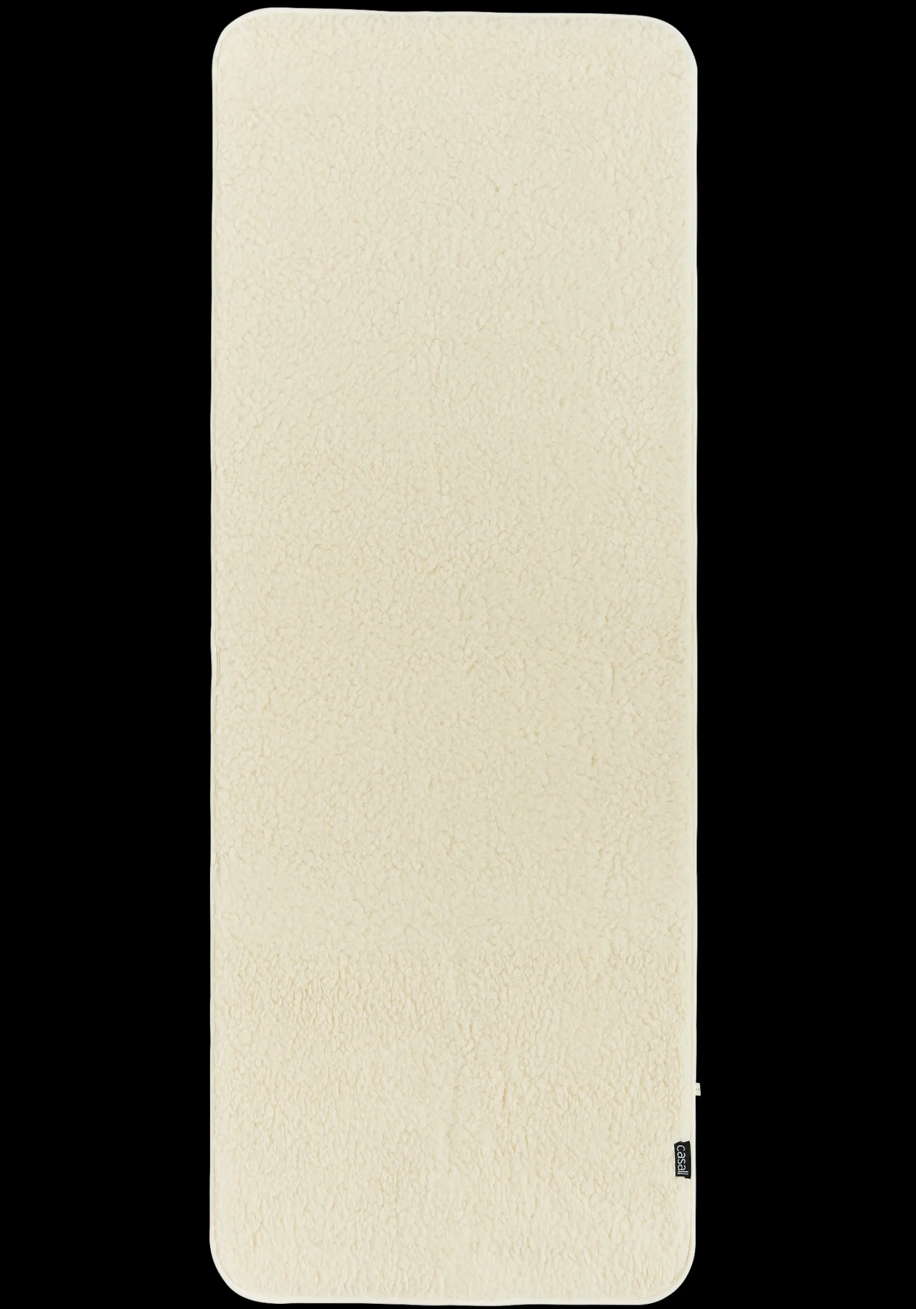 Yoga Mat Natural Wool 200x75cm - Natural