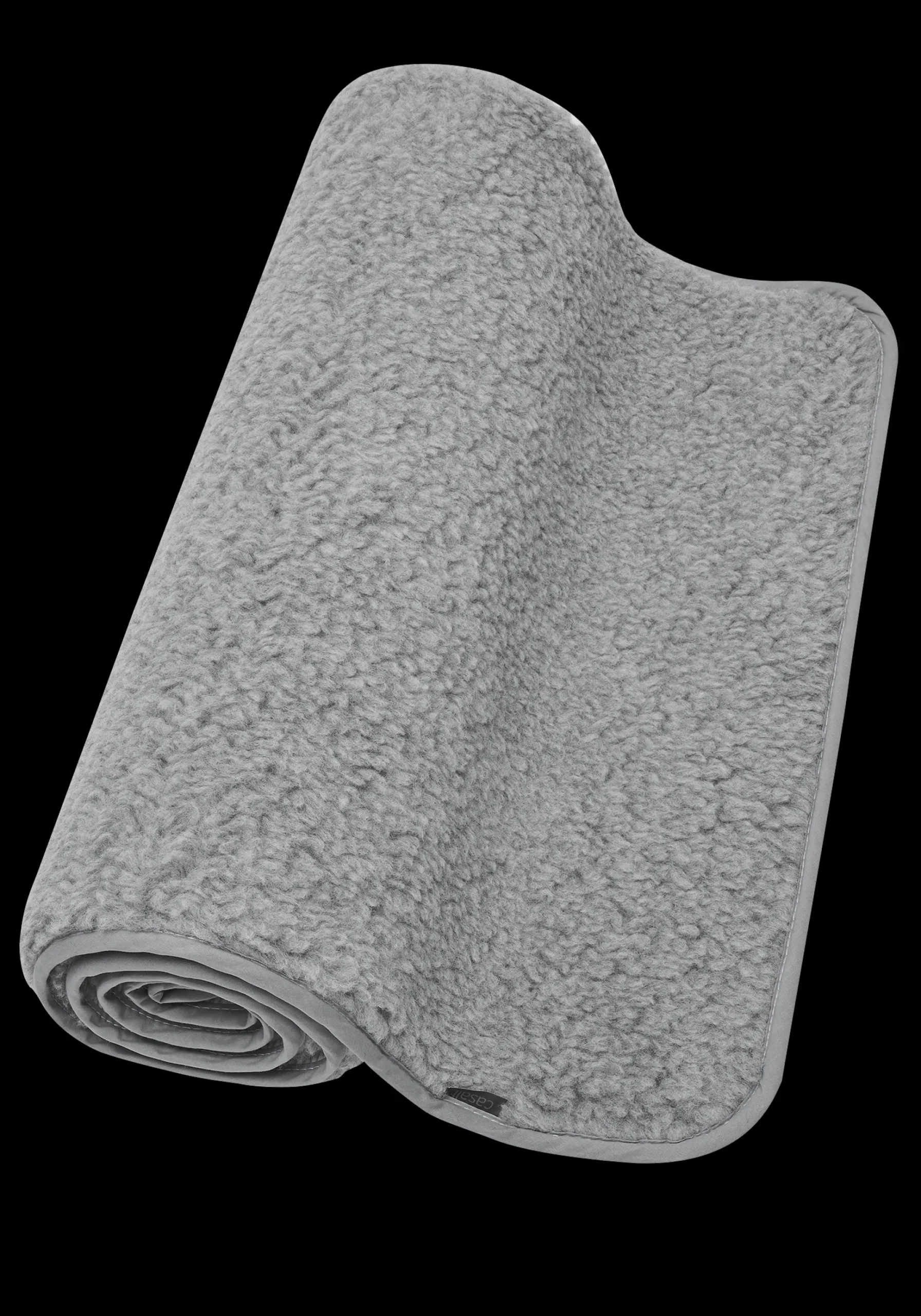 Yoga Mat Natural Wool 200x75cm - Grey